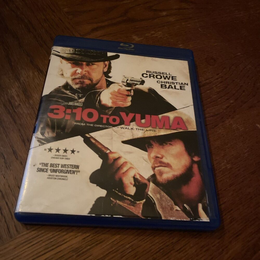 3:10 To Yuma Very Good Blu Ray Crowe Bale Western Action Remake